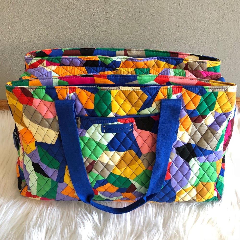 ☀️🌺 Vera Bradley Triple Compartment Travel Bag